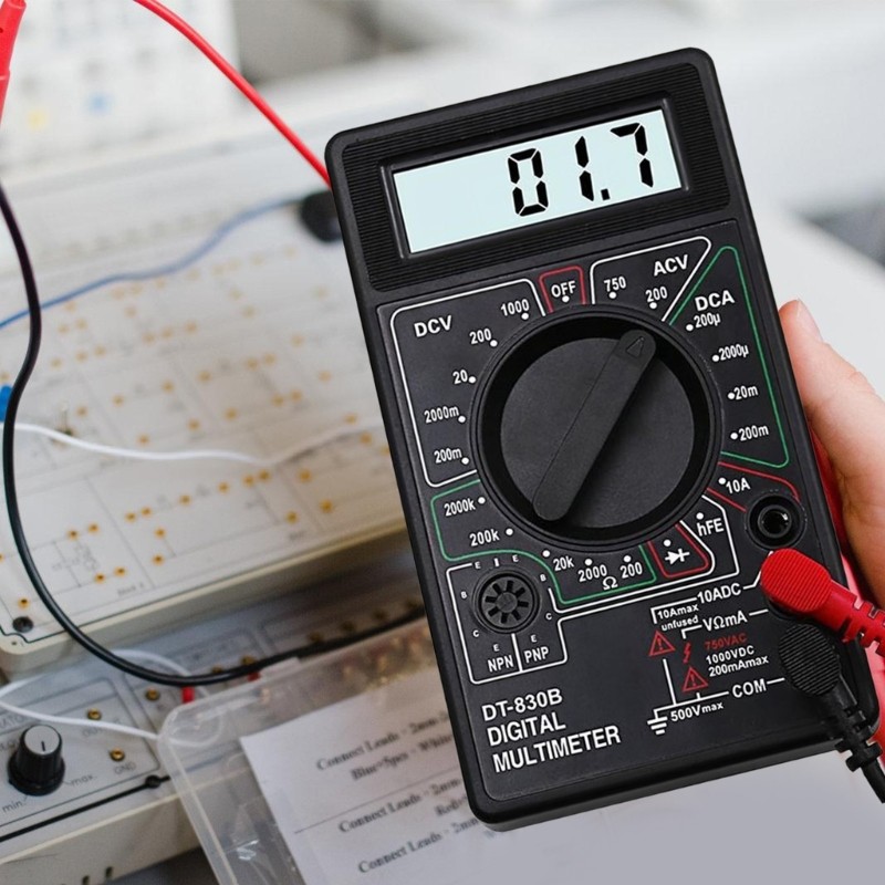 Easy To Use Digital Multimeter Circuit Testing Device for Electronics Engineers
