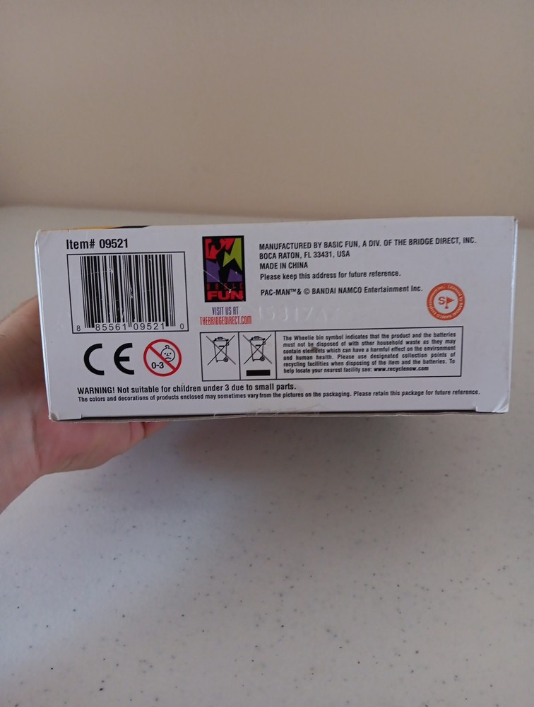 Never Open Arcade Classics 01 Pac-Man play mode Monochrome LCD background