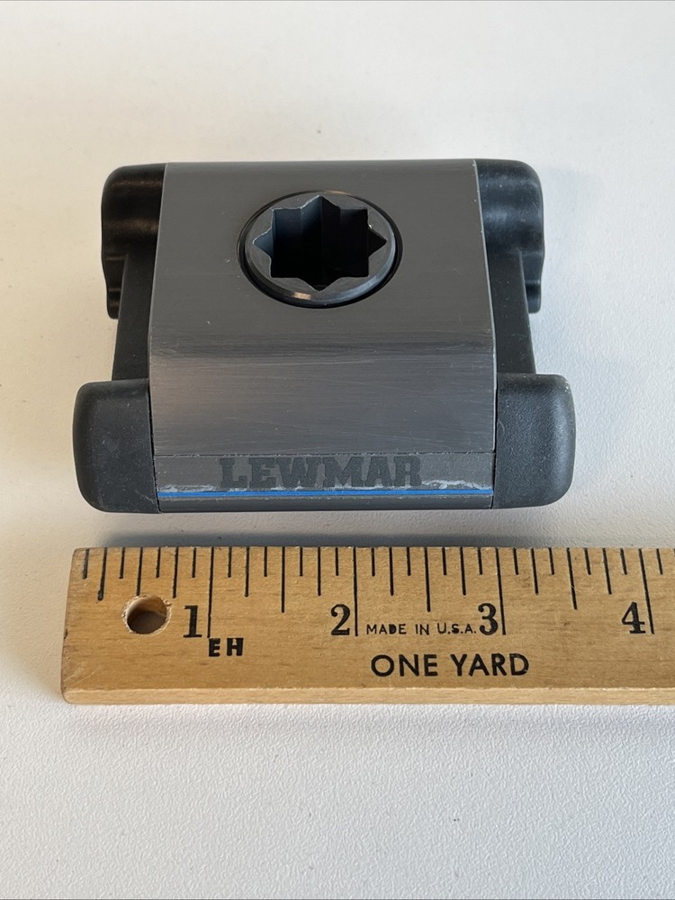Lewmar 1.25" Mainsheet Track End-Appears Unused, TWO AVAILABLE