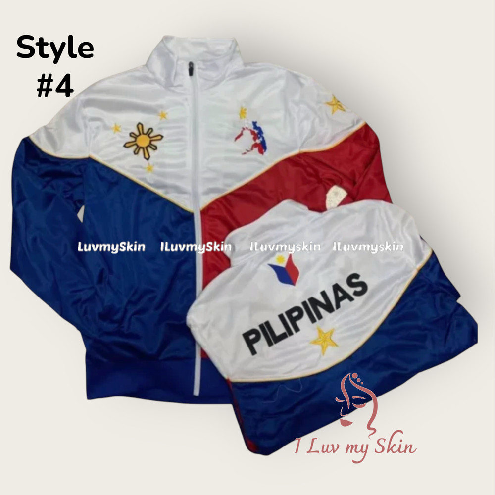 Team PHILIPPINES Flag Jersey Jacket Style #4