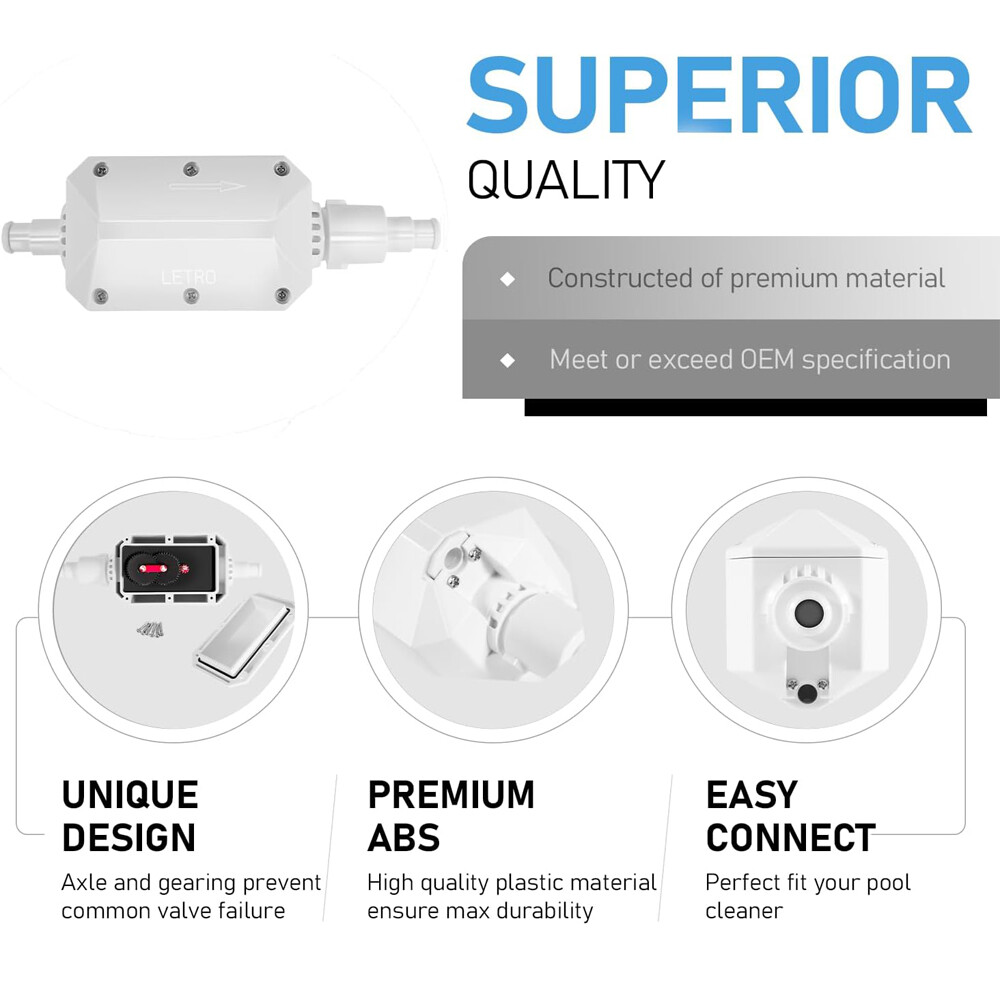 Replace For Pentair E10 White Back-Up Valve Replacement Automatic Pool Cleaner