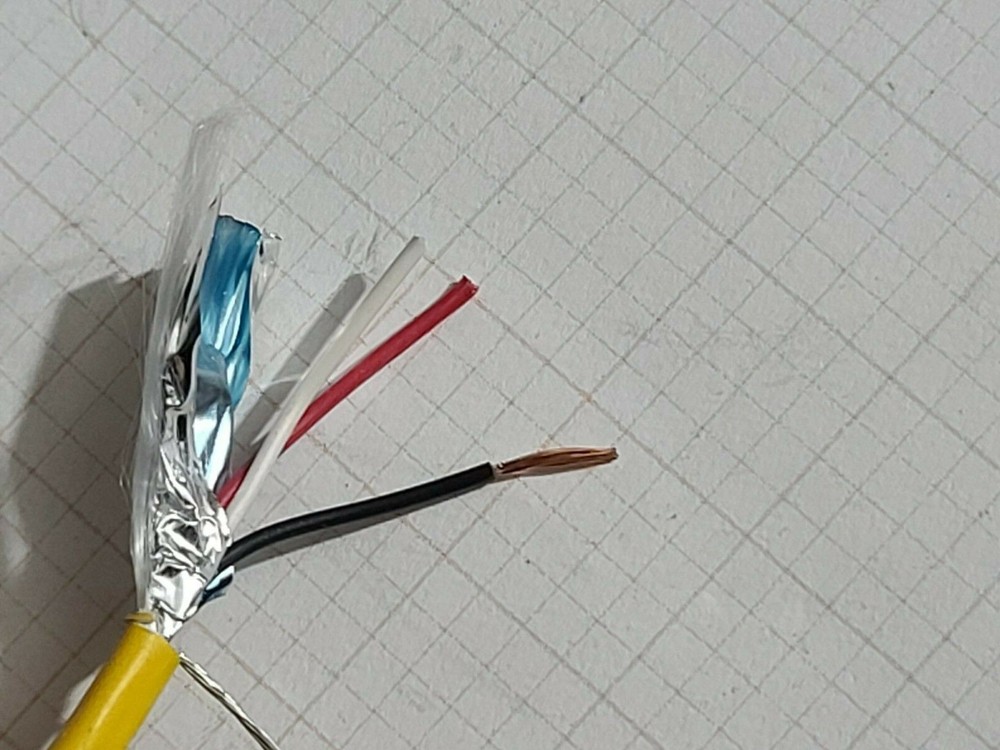 Advanced Digital 912203SD 22/3C Shield Plenum Security/Alarm Cable Yellow /100ft