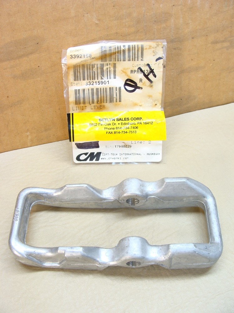 NEW CM BUDGIT hoist 332159 limit lever