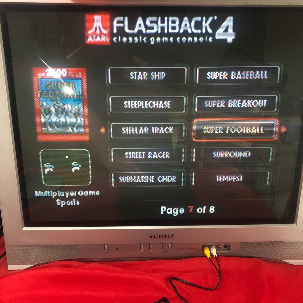 Atari Flashback 4 game console 75 games 2 controllers - VIDEO OF IT WORKING!