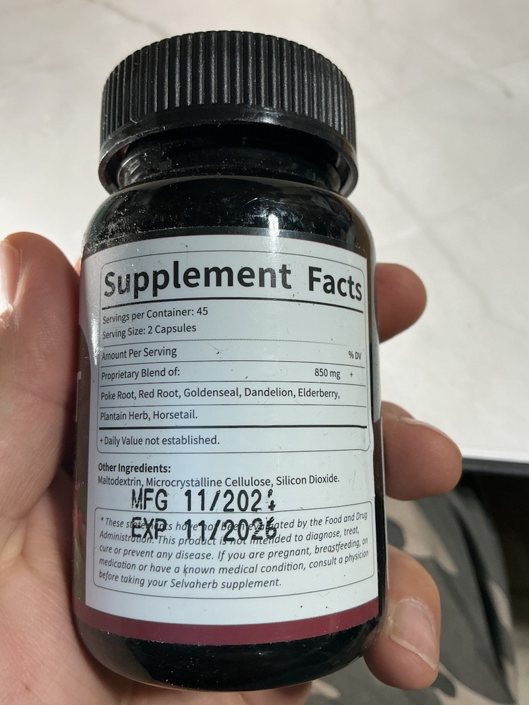 Selvaherb Poke Root Extract for Lymphatic System