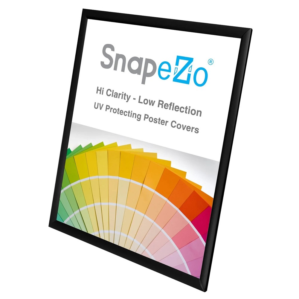 18x24 Black Snapezo® Snap Frame - 1" Profile, Front-Loading Snap Frame