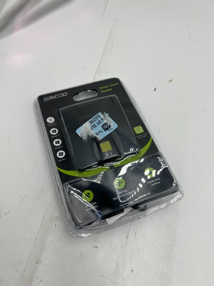 SAICOO DOD USB Common Access CAC Smart Card Reader for Windows 32/64bit