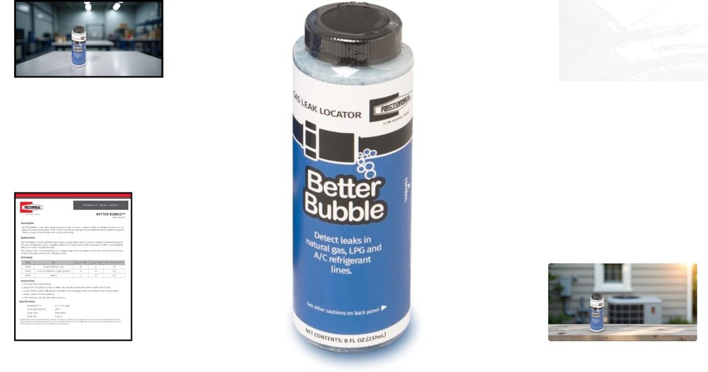 Better Bubble 8 oz. Advanced Leak Detector - Fast-Acting, Biodegradable Solution