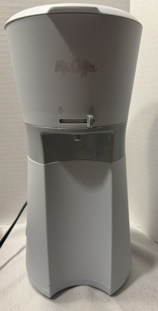 New/Open Box Mr. Coffee Single Serve Iced Coffeemaker, White