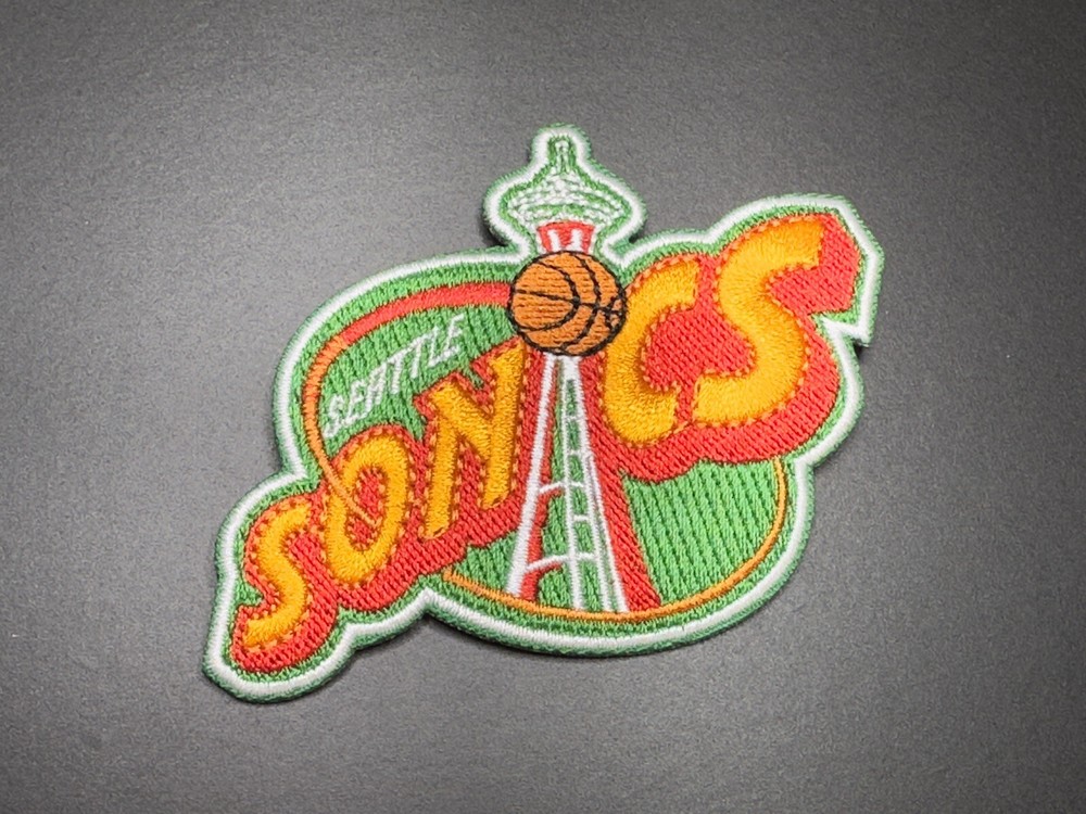 Seattle Sonics Iron On Patch Vintage
