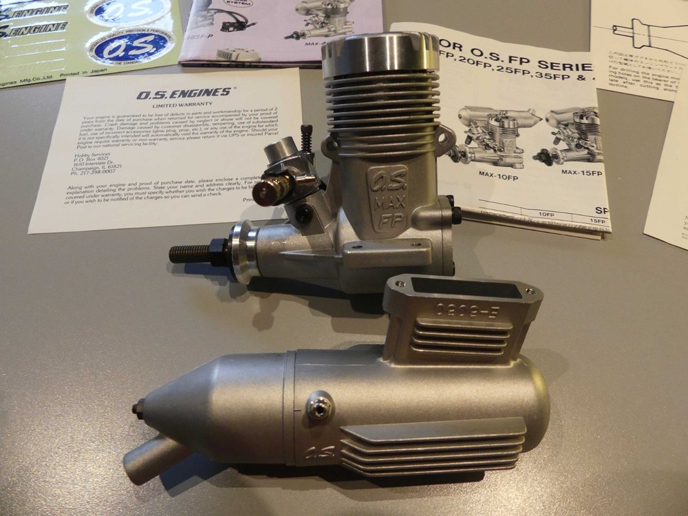 OS Engine MAX 40 FP RC (new old stock) plus EXTRAS