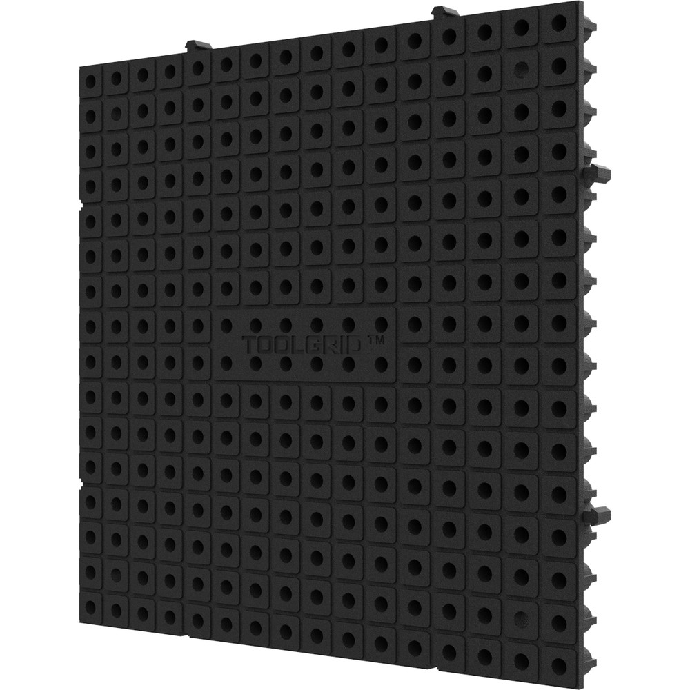 Toolgrid TGB-6X6 Modular Board 16pc Pack - Black 52016