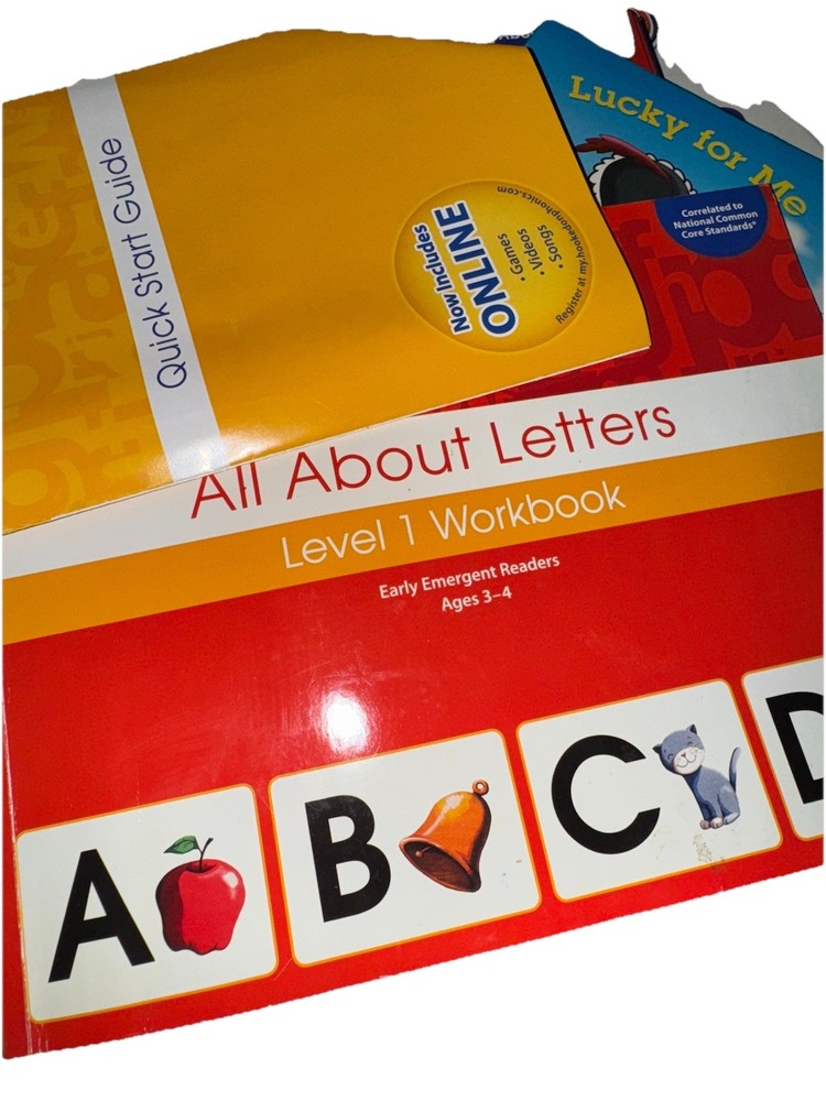 Hooked On Phonics Learn to Read Level 1 &2 set Ages 3-4