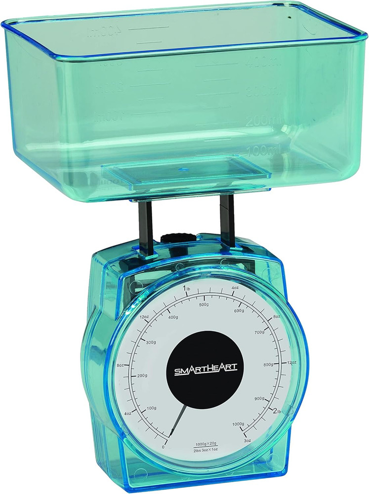 Smartheart Mechanical Kitchen Scale | Simple One-Step Calibration | Precise Meas