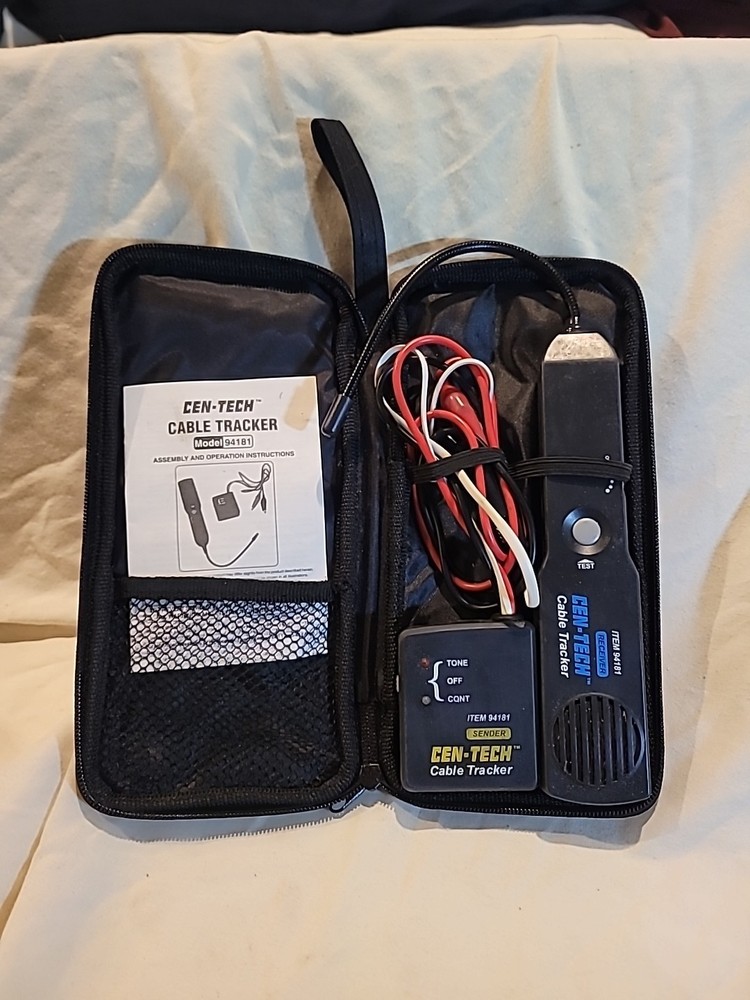 CEN-TECH CABLE TRACKER  sender receiver 94181 Pre-Owned
