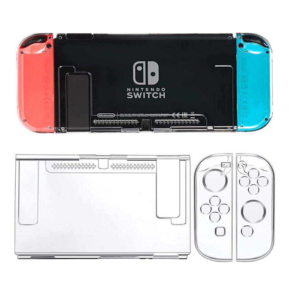 Transparent Silicone Shockproof Protective Hard Case For Nintendo Switch OLED