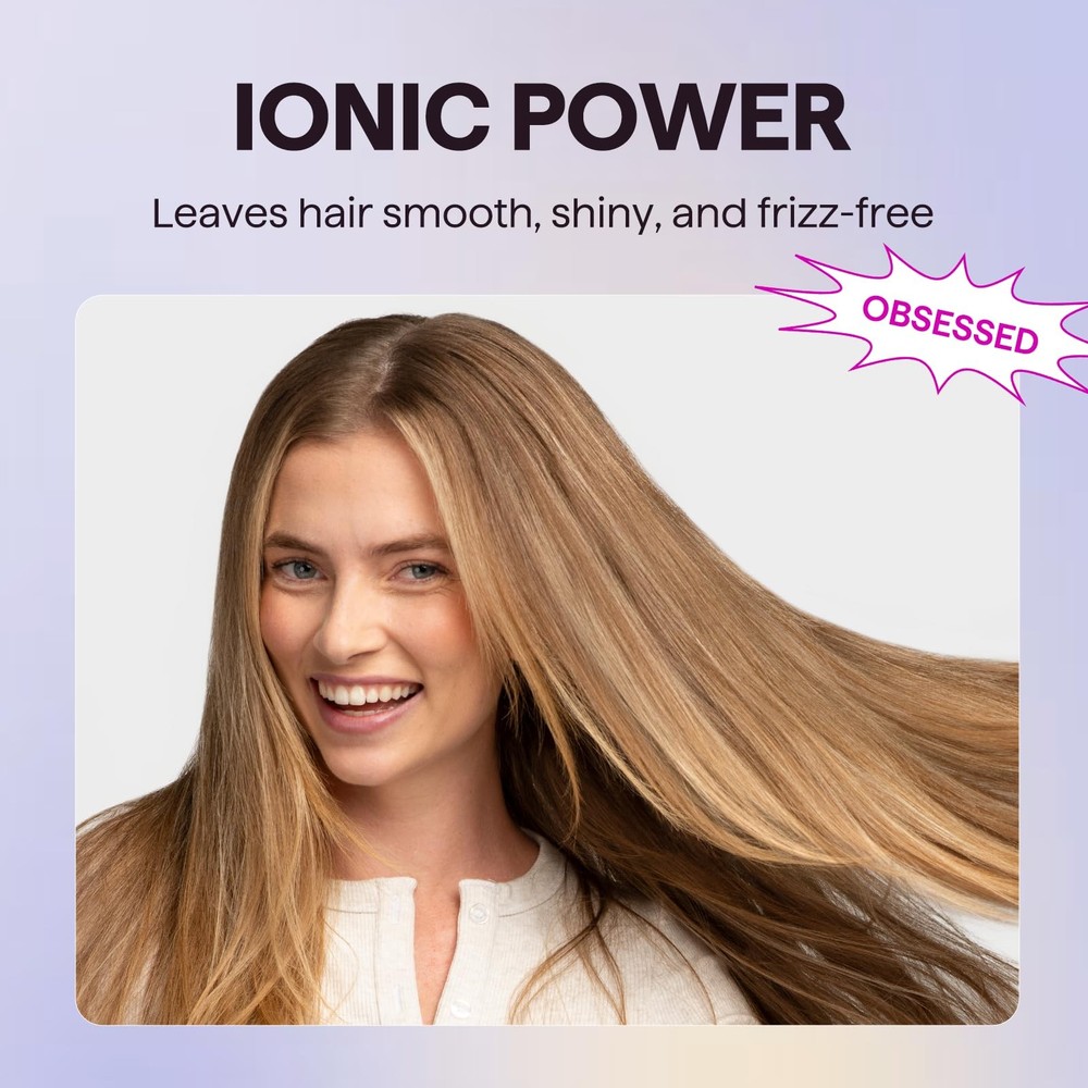 Hair Dryer with 600 g, Elegant Matte Black (Comb+diffuser+nozzle)