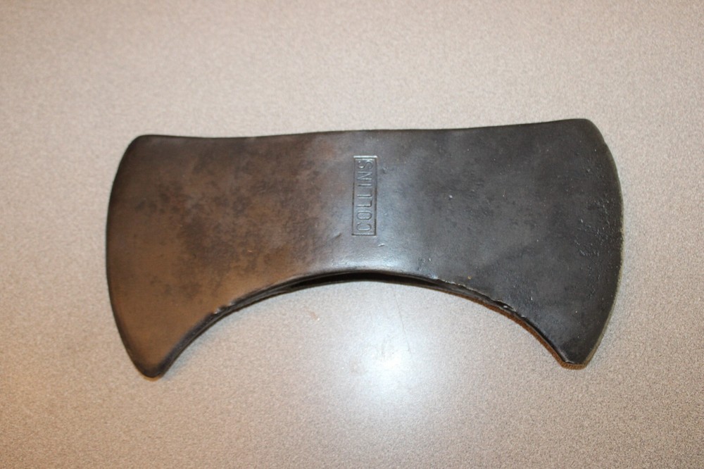 Vintage COLLINS Double Bit Axe Head 10"
