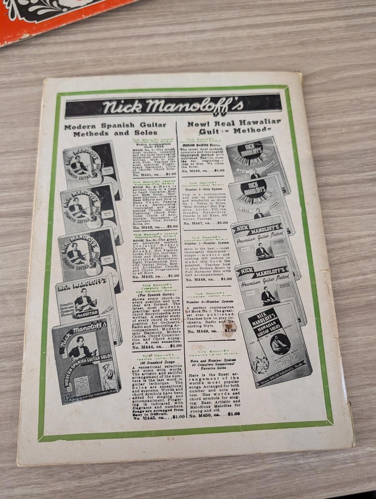 Nick Manoloff Spanish Guitar Method Book No. 1