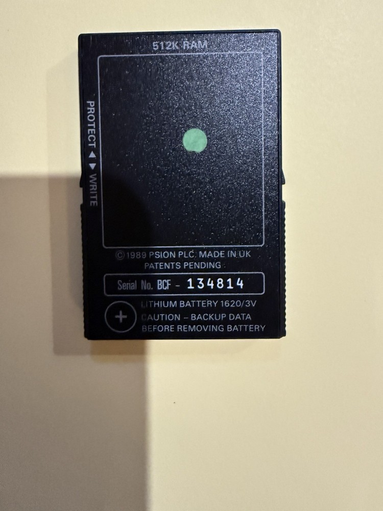 Psion Solid State Disk SSD 512KB Flash