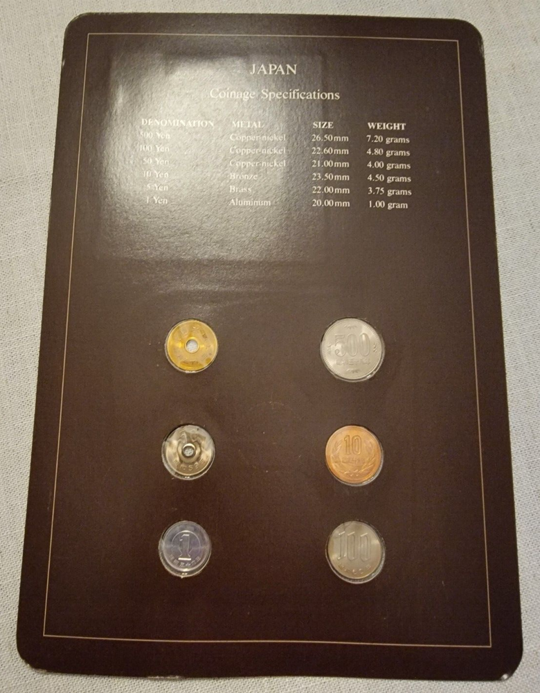 Franklin Mint Coin Set Japan