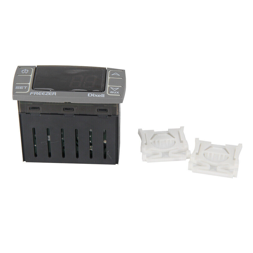Dixell Temperature Controller XR06CX-4N1F1 w/ 2pcs probes & brackets black panel