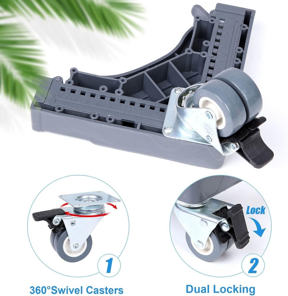 Furniture Mover Mobile Roller Base - 400 lb Capacity