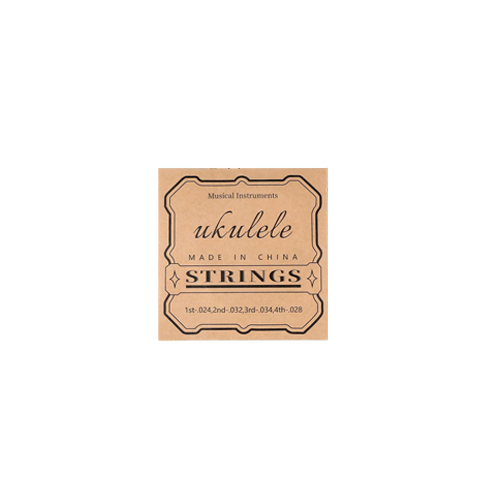 1-5 Sets Nylon Ukelele Strings Winder Strings for Soprano Concert Tenor Ukelele