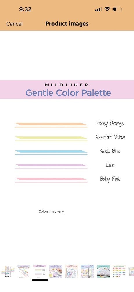 Zebra Mildliner Highlighters 5-Pack Fluorescent Set Ended Creative Marker