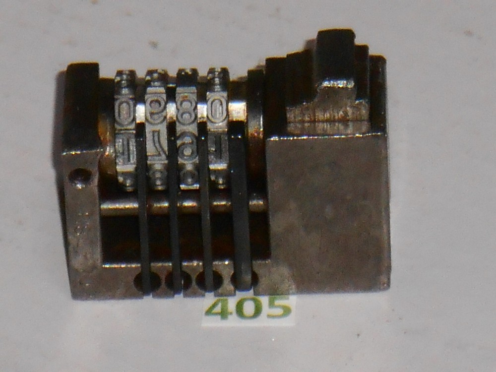 WMA | Reverse letterpress numbering machine | 405