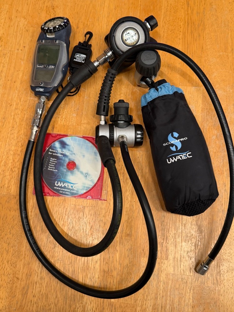 SCUBA Regulator Beuchat VX.10 Evolution DIN Yoke adapter Uwatec Smart COM
