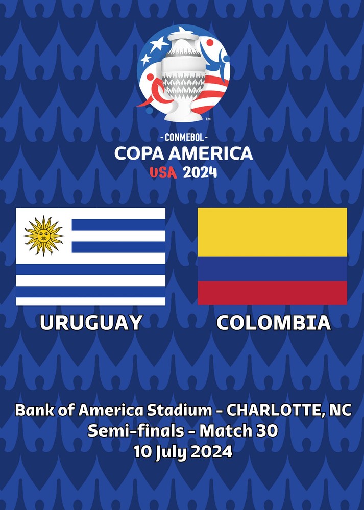 Program Copa America 2024 Uruguay - Colombia
