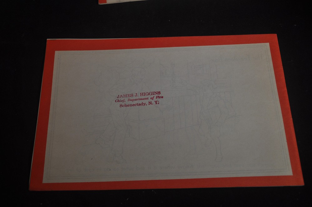 1945 *TWO Different* The Fire Chief Fire Prevention Book