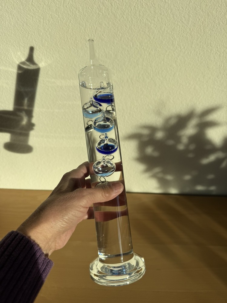 GALILEO Thermometer 13 Inches Tall