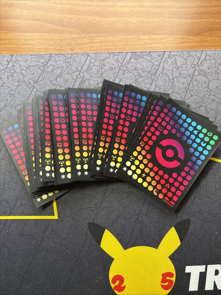 Pokémon 2020 Rainbow Deck Protector Sleeves X57