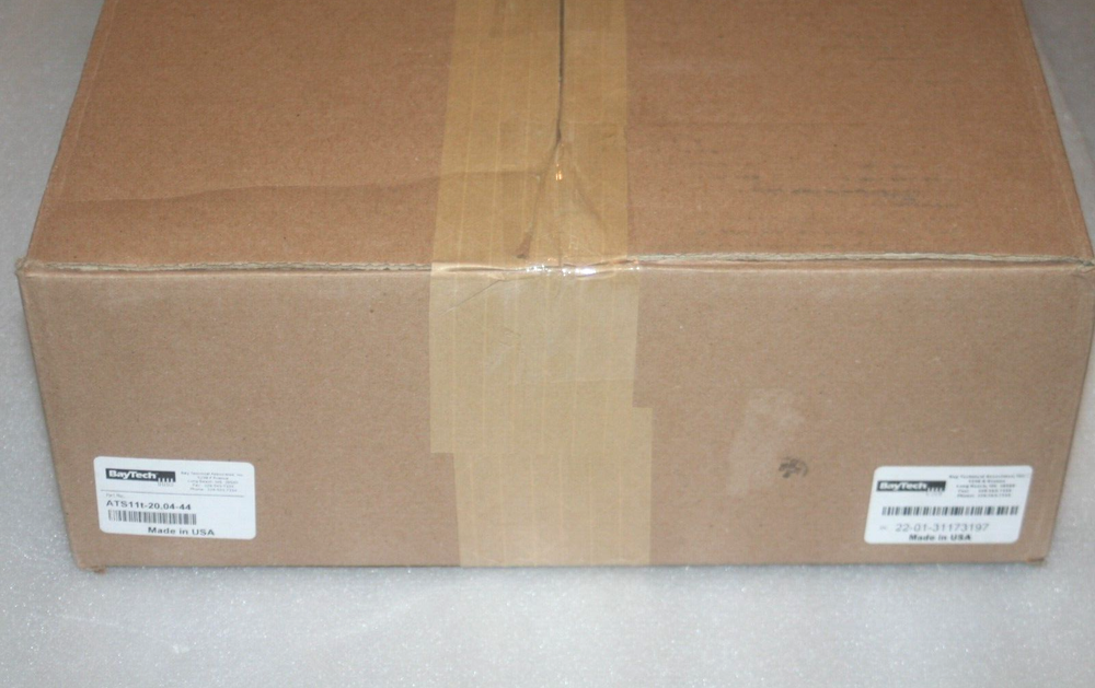 BAYTECH Intertek ATS11T-20.04-44 Automatic Transfer Switch * NEW *