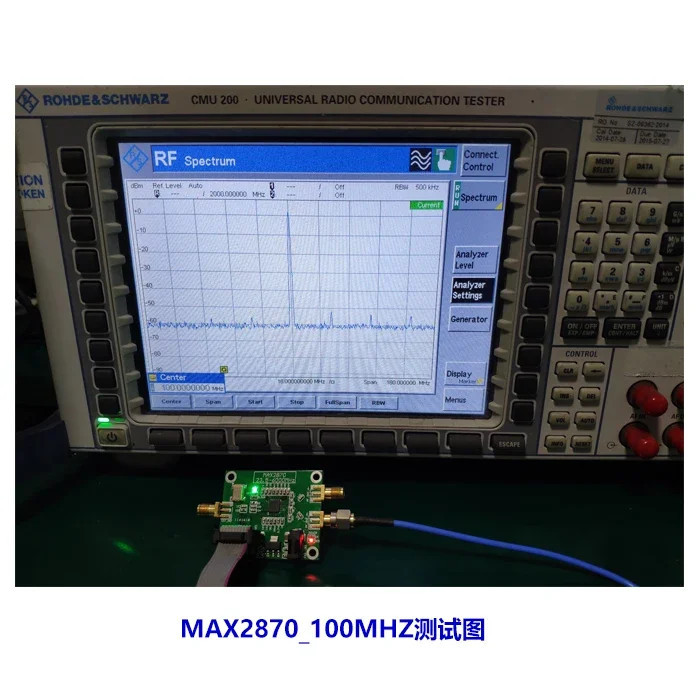 DC 5V MAX2870 23.5-6000MHz RF Signal Source Generator module Spectrum Analyzer