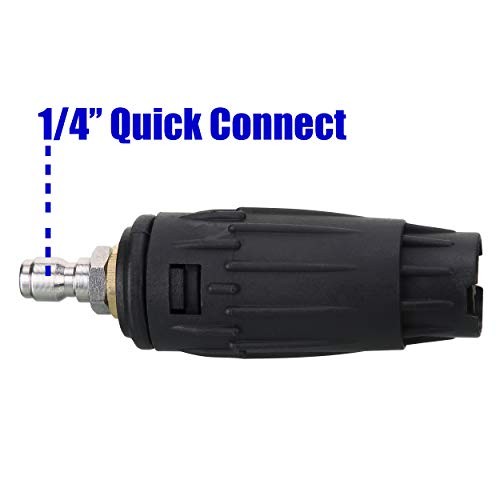 Adjustable Pressure Washer Nozzle Tips, Variable Pattern, 1/4 Inch Quick