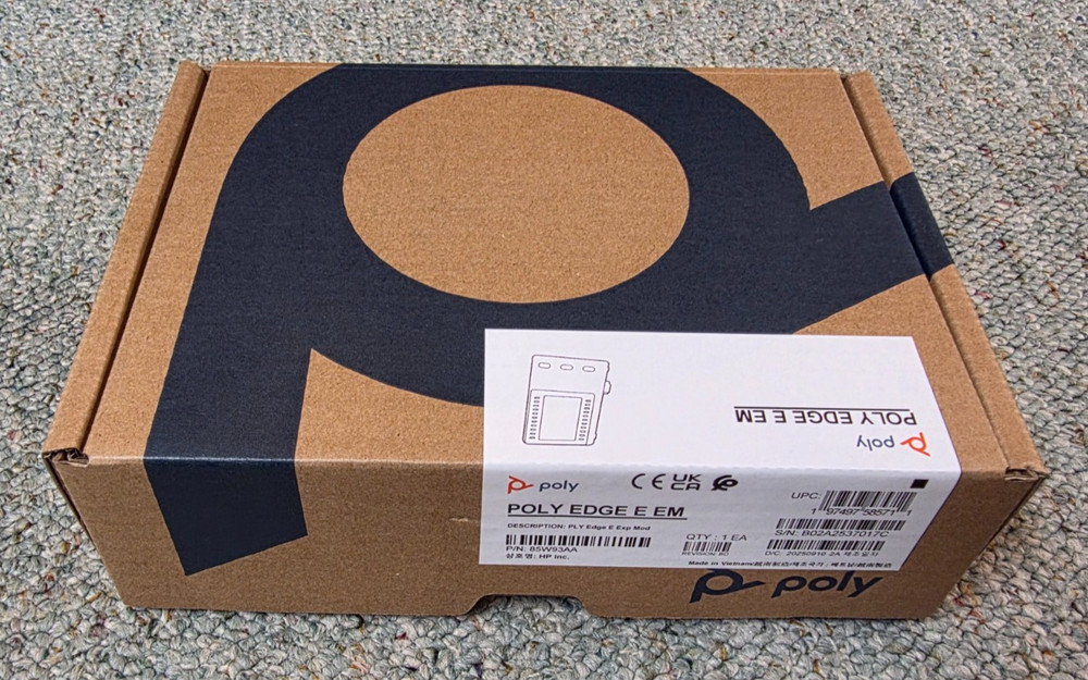 HP Poly 85W93AA Edge E Phone Expansion Module - New in Box