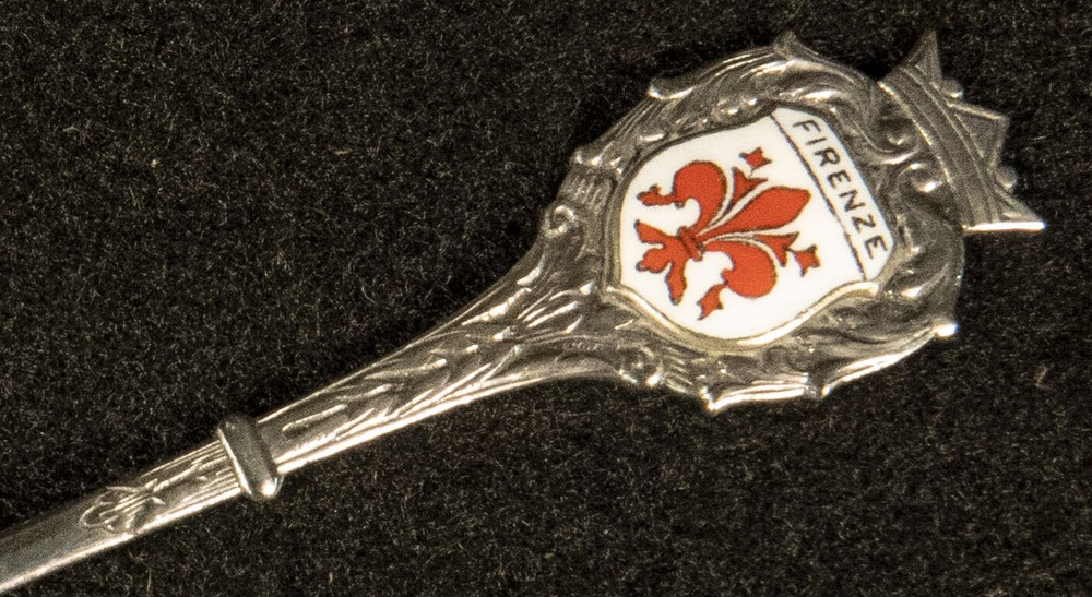 Souvenir Spoon 800 Silver Firenze 8.9g 4.25"