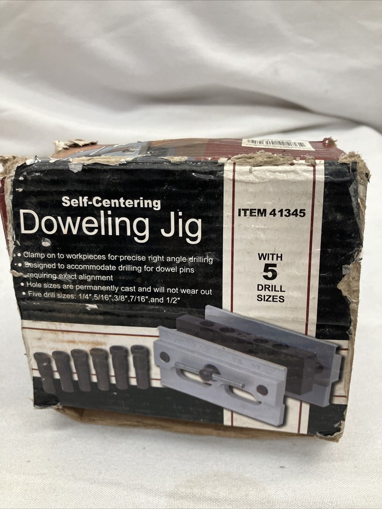 Self centering Dowling jig item 41345 5 bit sizes