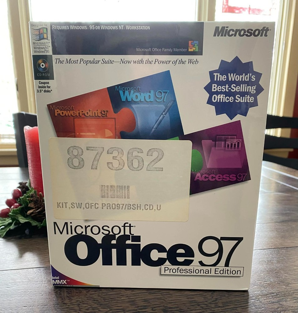 Sealed Microsoft Office 97 Professional Edition