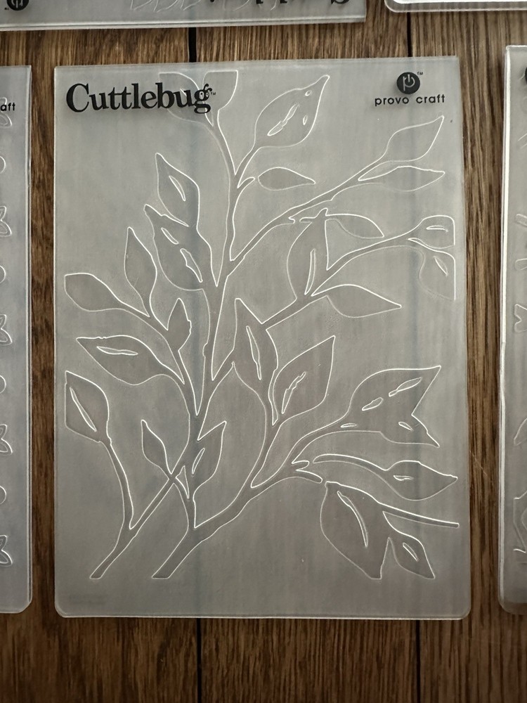 Lot Of 11 Cuttlebug Embossing Folders