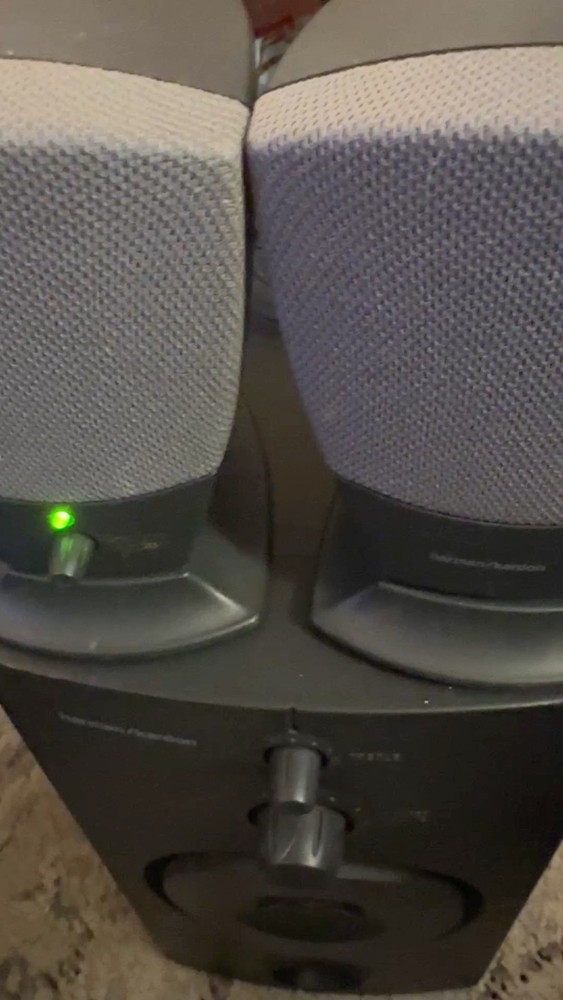 Harman Kardon 3-Pc System Speakers with Subwoofer, Satellite Computer Desktop