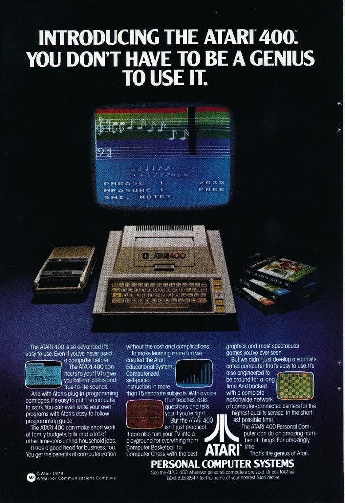 Magazine Ad - 1979 - Atari 400