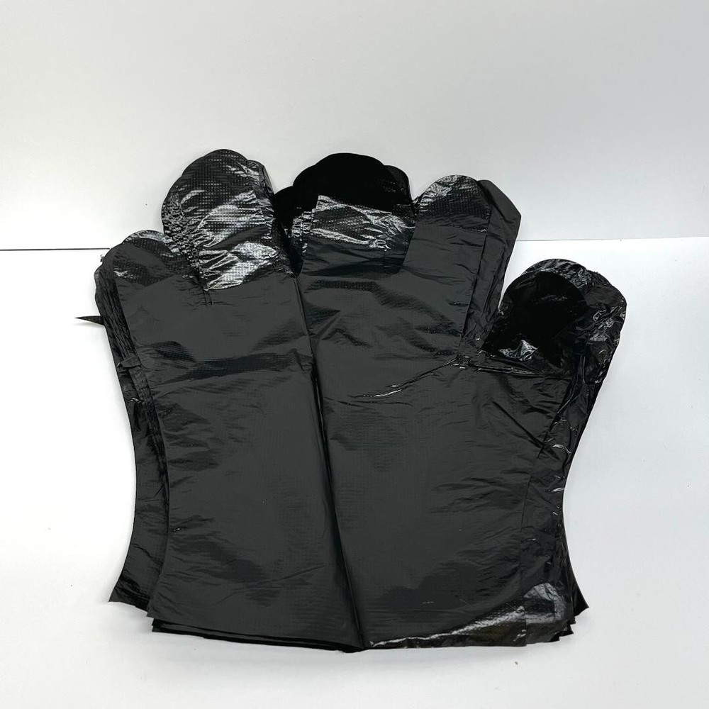 700 pcs Black Plastic gloves Disposable Hygiene multipurpose cleaning gloves