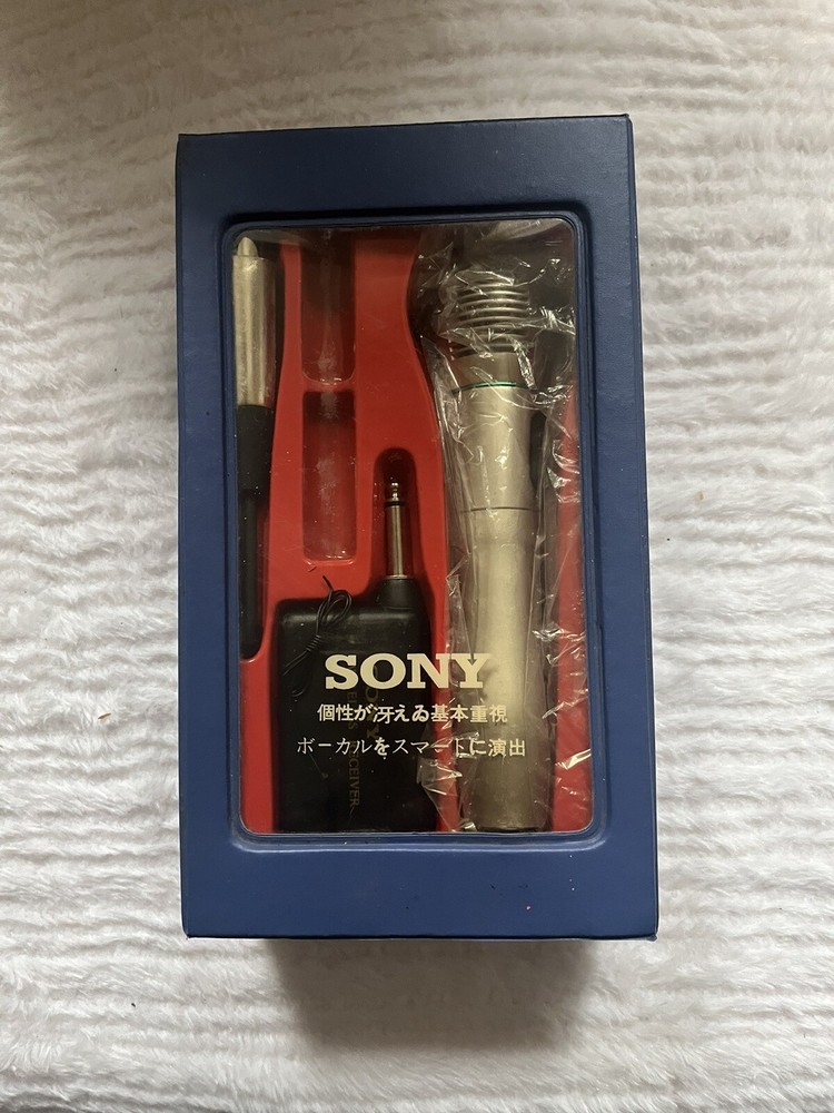 BRAND NEW Sony WM-888 Wired/Wireless Microphone Receiver Transmitter Vintage
