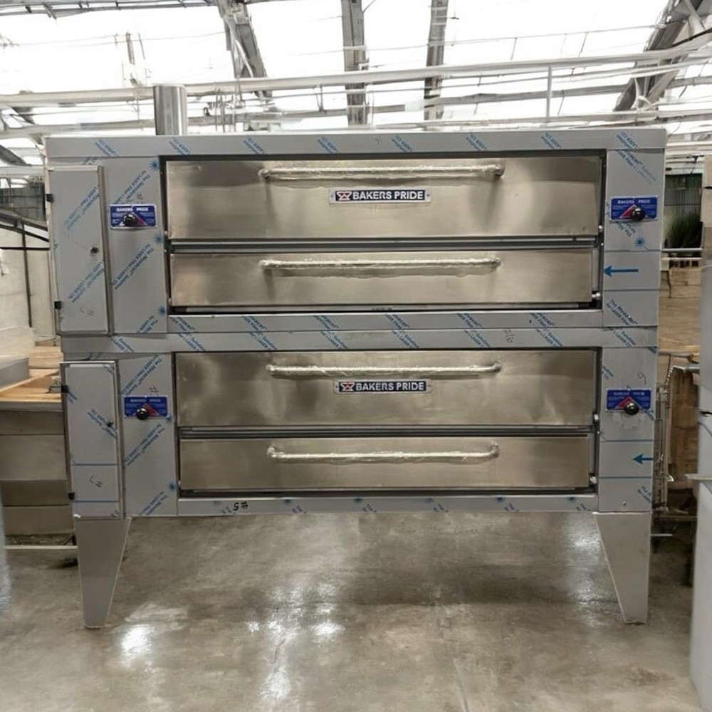 Used Bakers Pride Y600 Pizza Oven Double stack