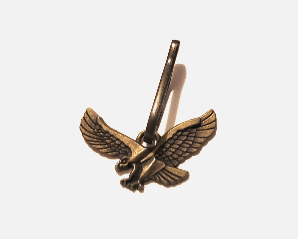 Vintage Bronze Eagle Zipper Pull