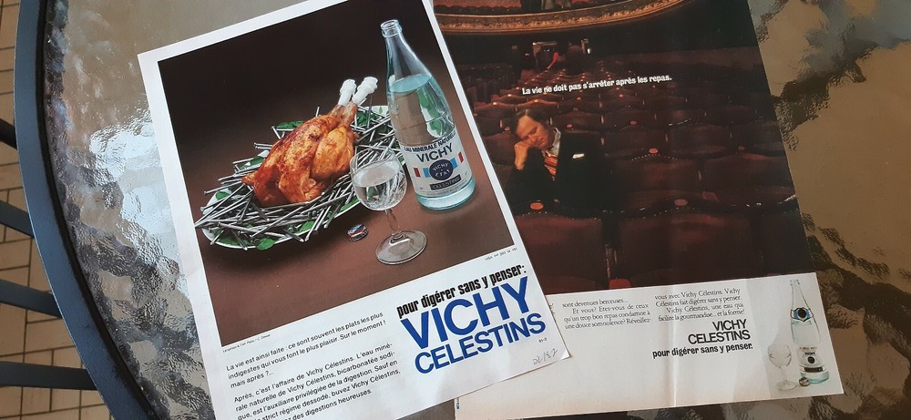 VICHY CELESTINS Advertising